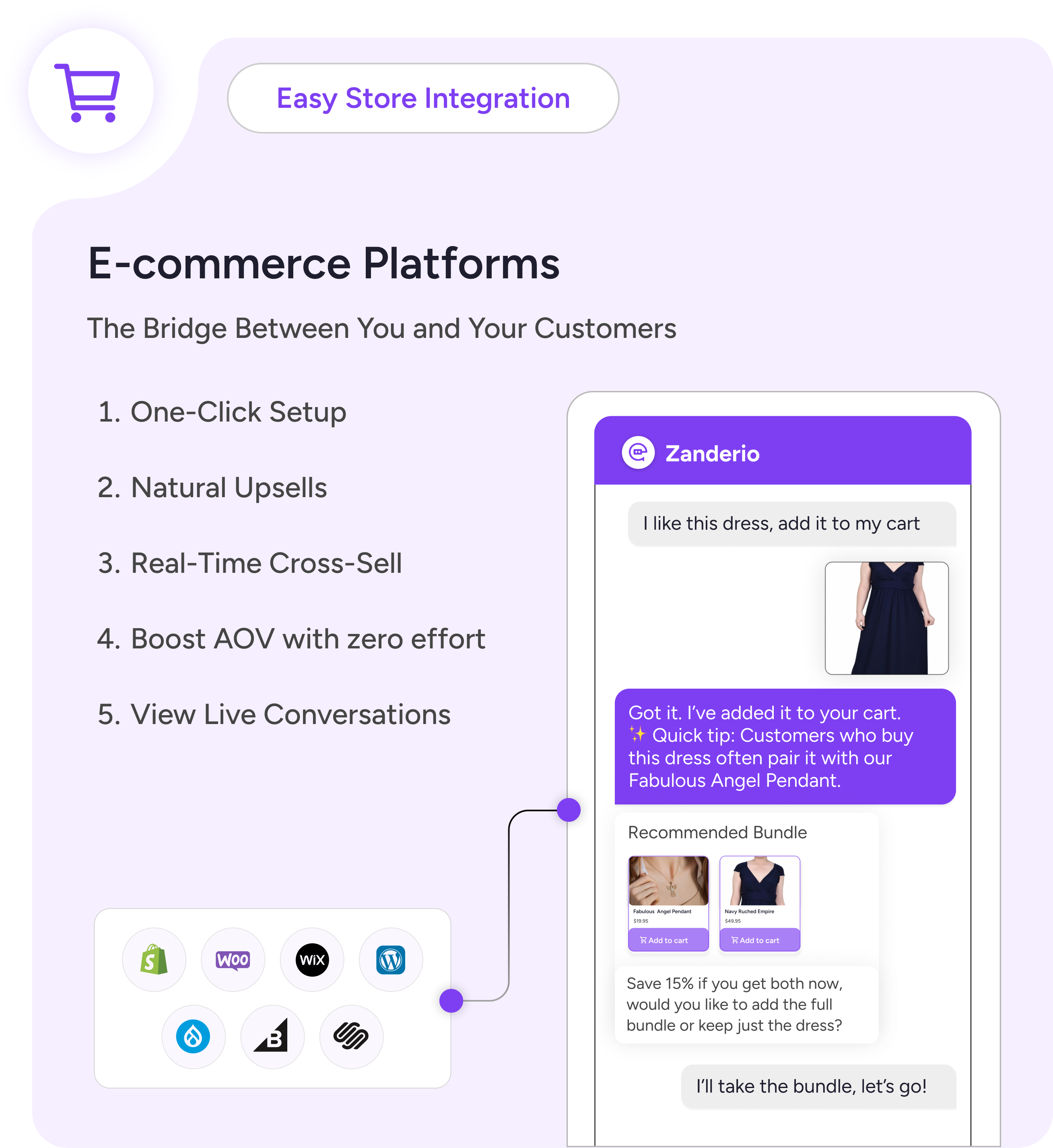 E-commerce platforms integration preview